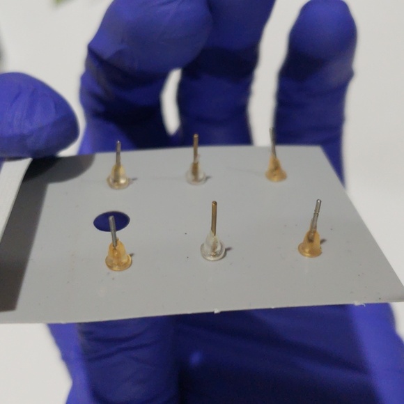 Gold Tone Purple Butterfly, Owl & Crystal Stud Earrings Set - Women's Jewelry - Picture 9 of 9